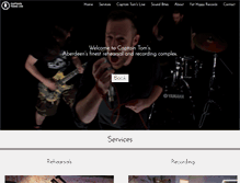 Tablet Screenshot of captaintommusic.co.uk